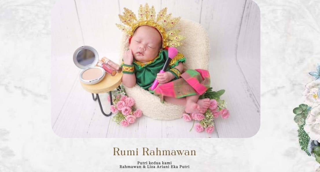 Tasyakuran Aqiqah Putri Kami Rumi Rahmawan